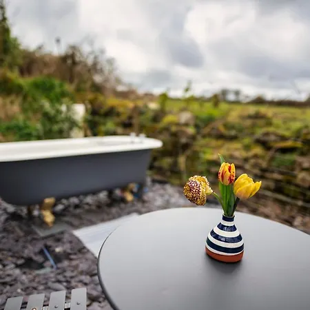 Luxury Shepherd'S Hut On Flower Farm With Outdoor Bath In Mid Cornwall Truro Exterior photo